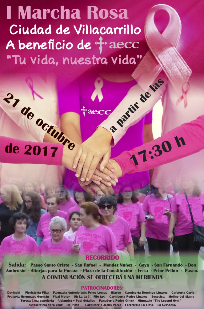Villacarrillo celebrará la 1ª Marcha Rosa