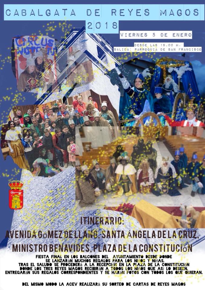 Cabalgata de Reyes Magos 2018-Itinerario