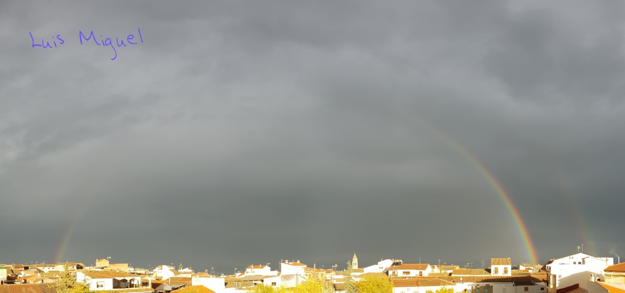 Un arcoíris que atraviesa nuestro cielo