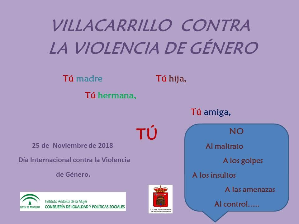 NO A LA VIOLENCIA DE GÉNERO