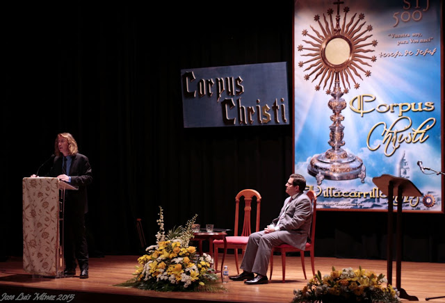 Pregón del Corpus 2015, con: Jorge de Arco, Jose Antonio Serrano y Eva Jiménez