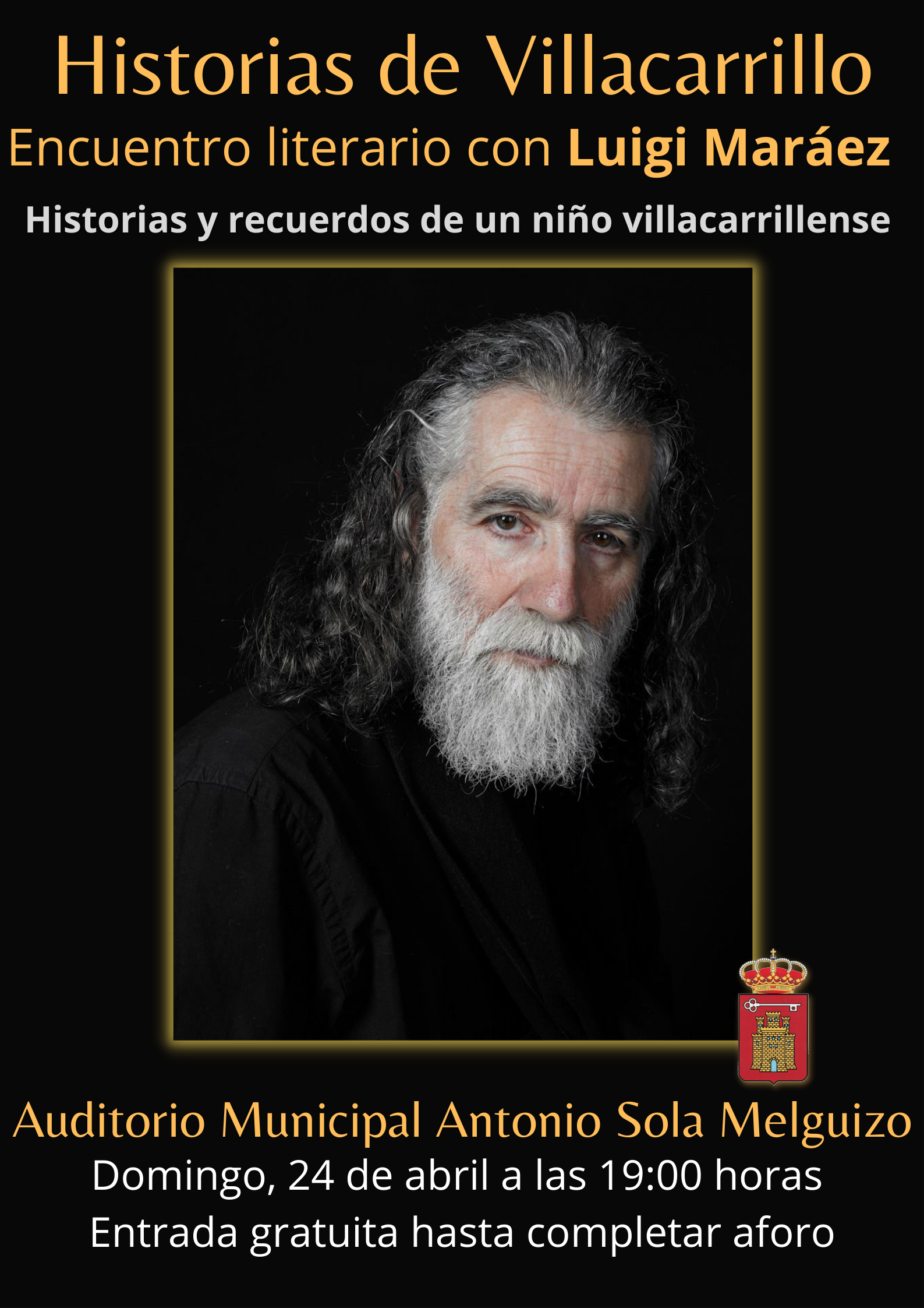 Luigi Maráez nos contará en vivo sus Historias de Villacarrillo