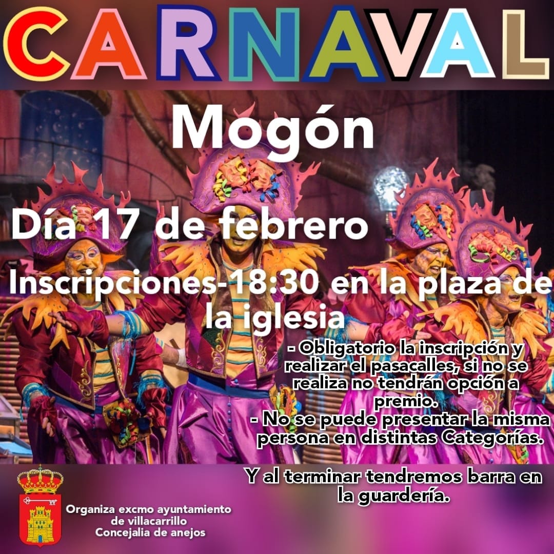 Carnaval en Mogón: día, horario y detalles de la FIESTA